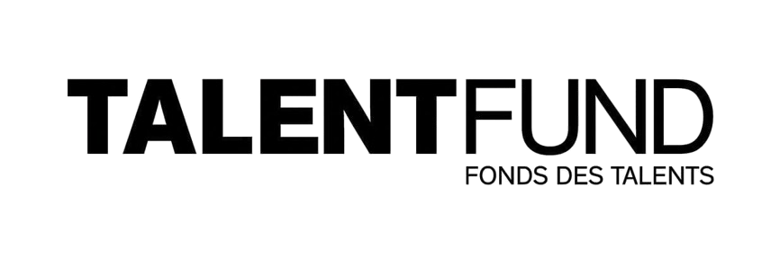 A rectangular, logo with the word "TELEFILM" in a large, bold, black font. Underneath it, in a smaller, thinner font, are the words "CANADA". The lettering has a modern, blocky design.